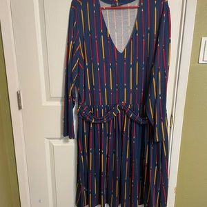 ModCloth size 3X, 3/4 length sleeve dress!